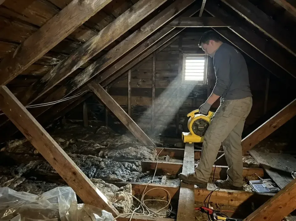 attic-water-damage-drying-proc-007 — frequently asked questions, Emergency Water Extraction & 24/7 Flood Response in Port La…